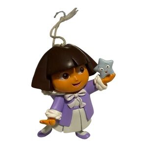 Dora the Explorer Ornament 2007 Dora Purple Holiday Ornament